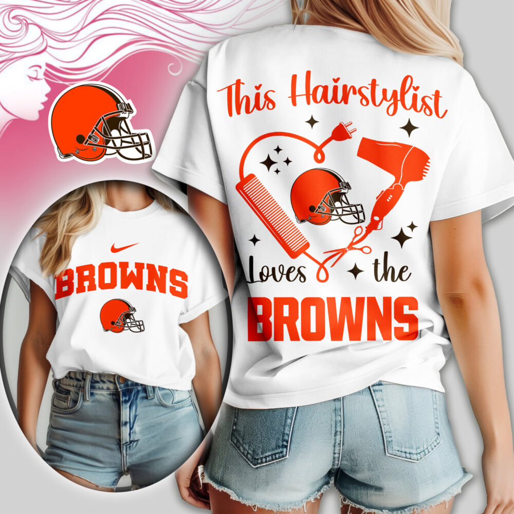 Cleveland Browns | Premium NFL Hairstylist Fan Women Shirt TD