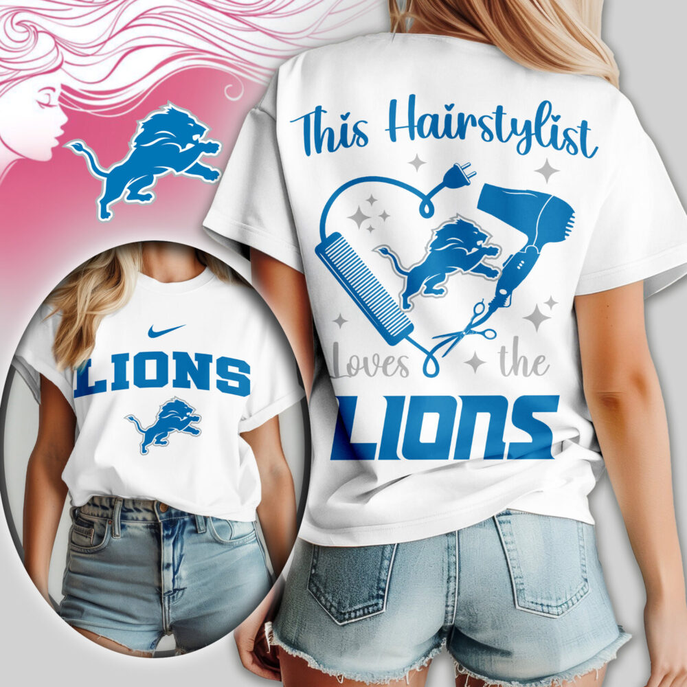 Detroit Lions | Premium NFL Hairstylist Fan Women Shirt TD