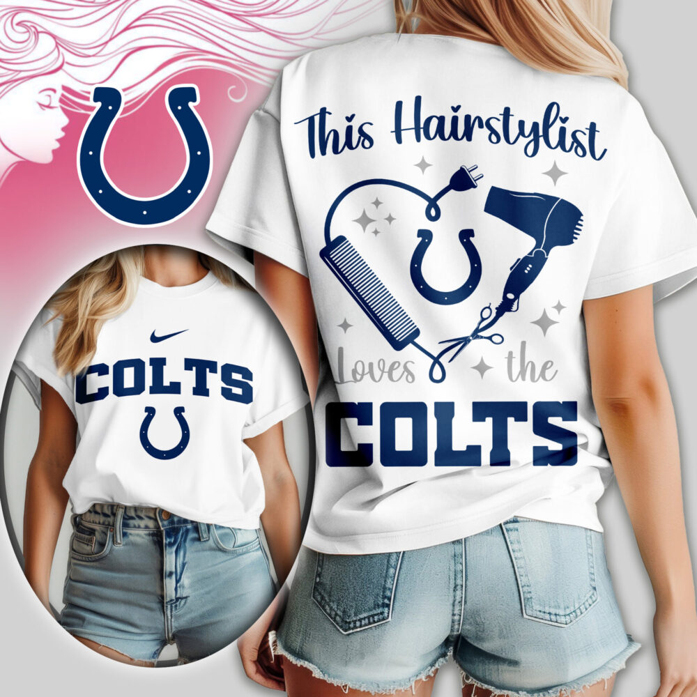 Indianapolis Colts | Premium NFL Hairstylist Fan Women Shirt TD