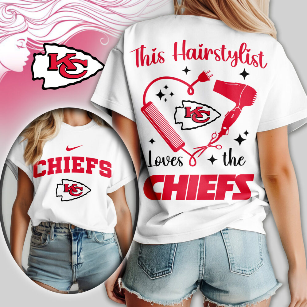 Kansas City Chiefs | Premium NFL Hairstylist Fan Women Shirt TD