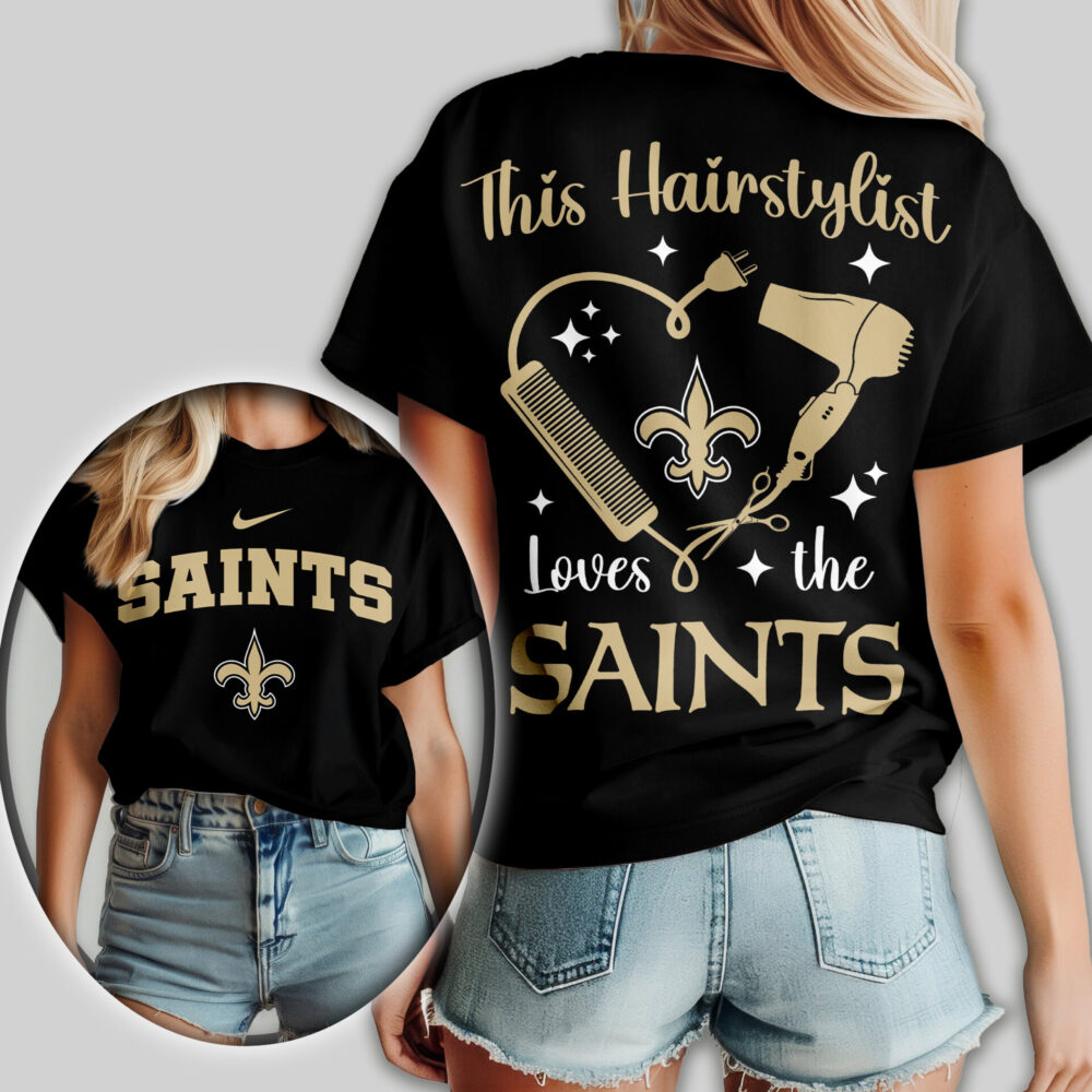 New Orleans Saints | Premium NFL Hairstylist Fan Women Shirt TD