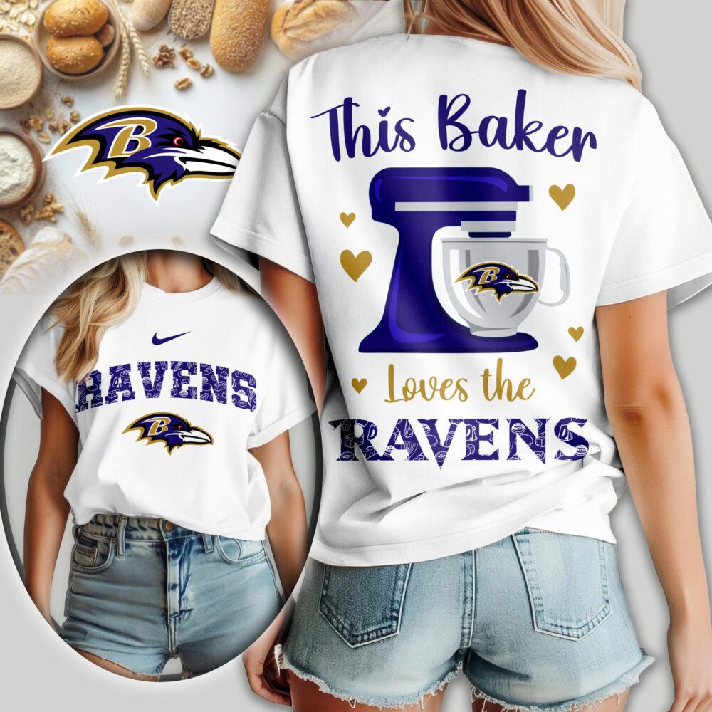 Baltimore Ravens | Premium NFL Baker Fan Women Shirt TD