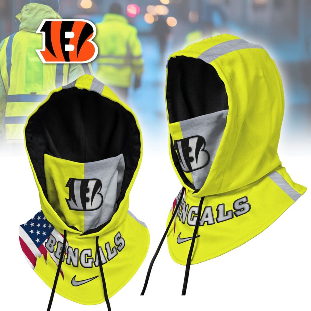 Cincinnati Bengals | Premium NFL Safety Hi-Vis Hooded Gaiter NY