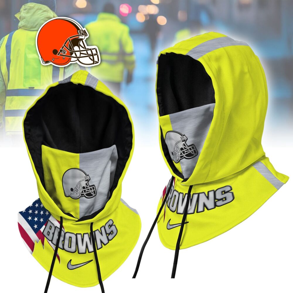 Cleveland Browns | Premium NFL Safety Hi-Vis Hooded Gaiter NY