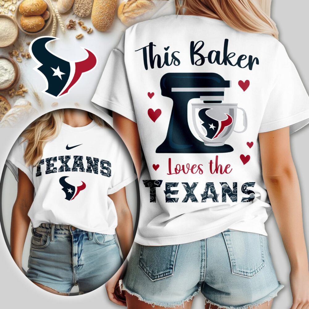 Houston Texans | Premium NFL Baker Fan Women Shirt TD