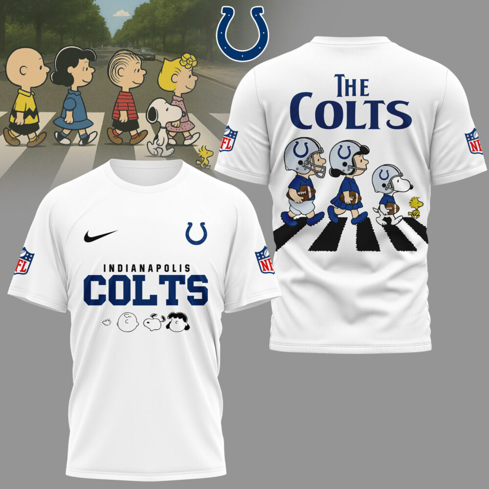 Indianapolis Colts | Premium NFL Snoopy Abbey Road 3D Shirt