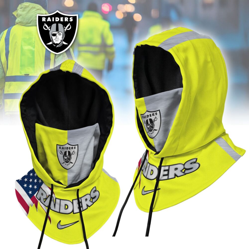 Las Vegas Raiders | Premium NFL Safety Hi-Vis Hooded Gaiter NY