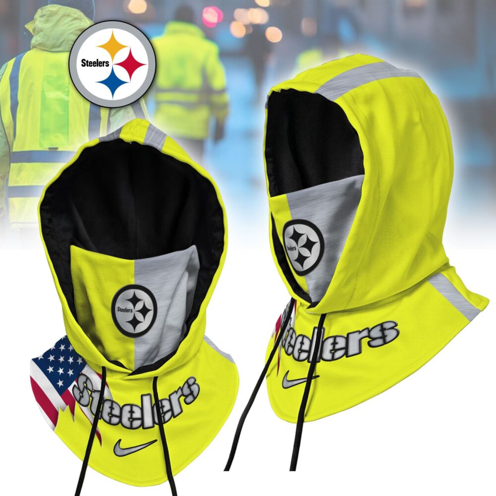 Pittsburgh Steelers | Premium NFL Safety Hi-Vis Hooded Gaiter NY