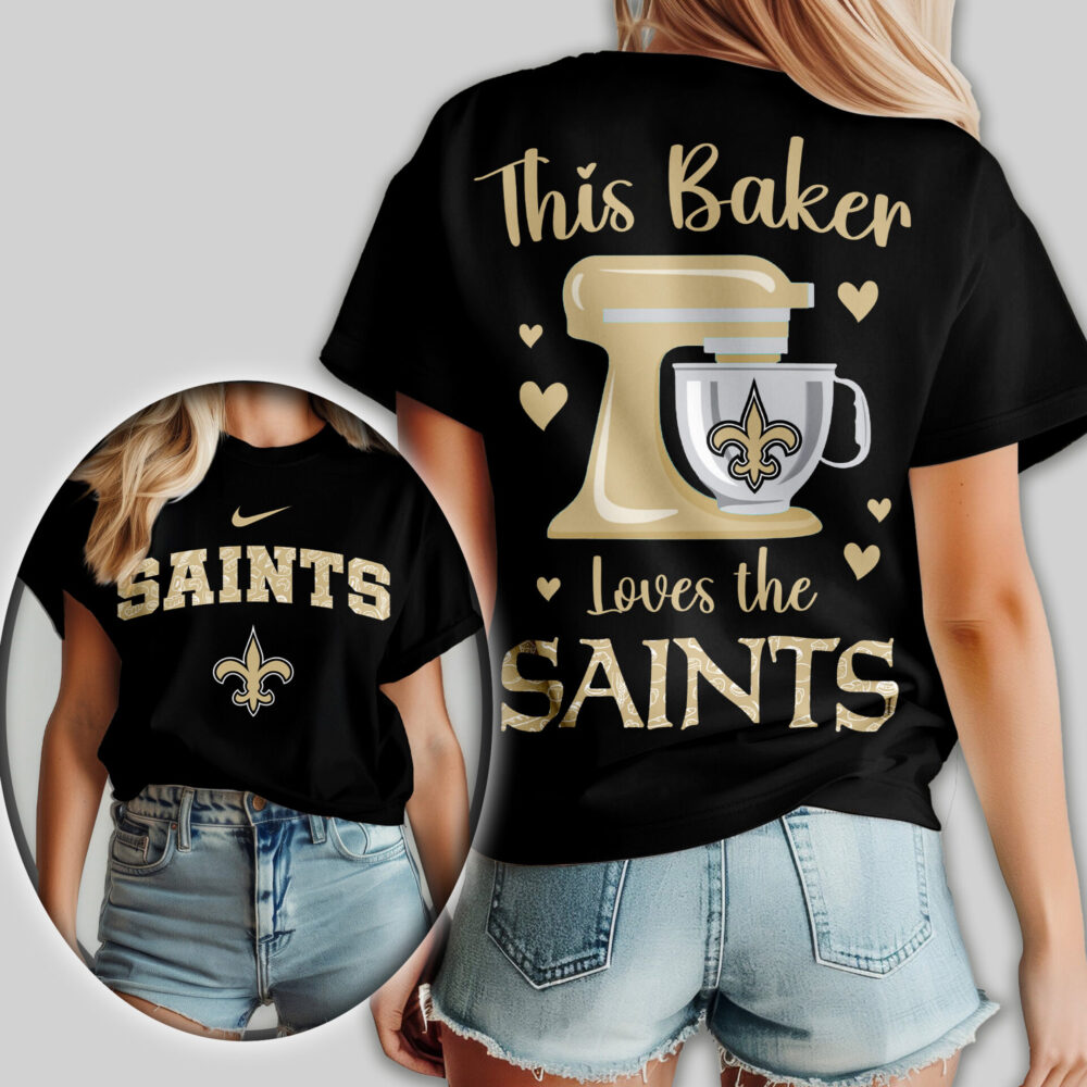 New Orleans Saints | Premium NFL Baker Fan Women Shirt TD
