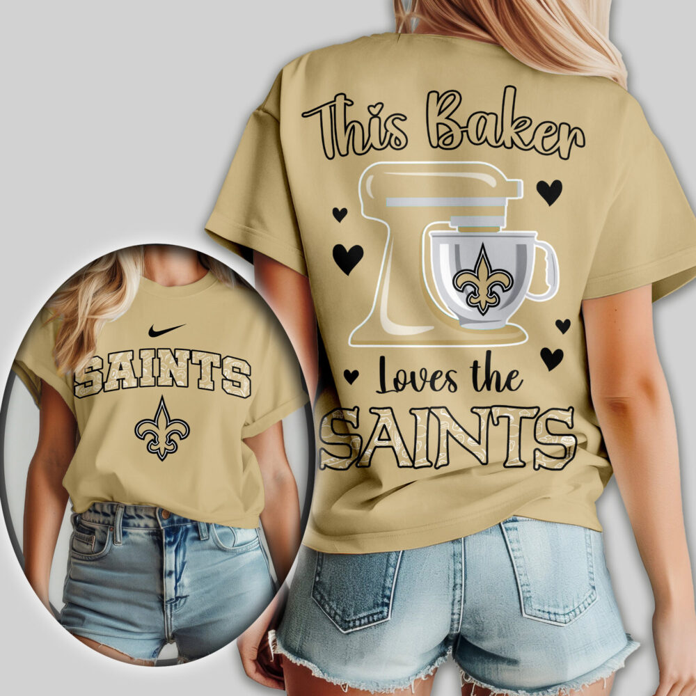 New Orleans Saints | Premium NFL Baker Fan Women Shirt TD