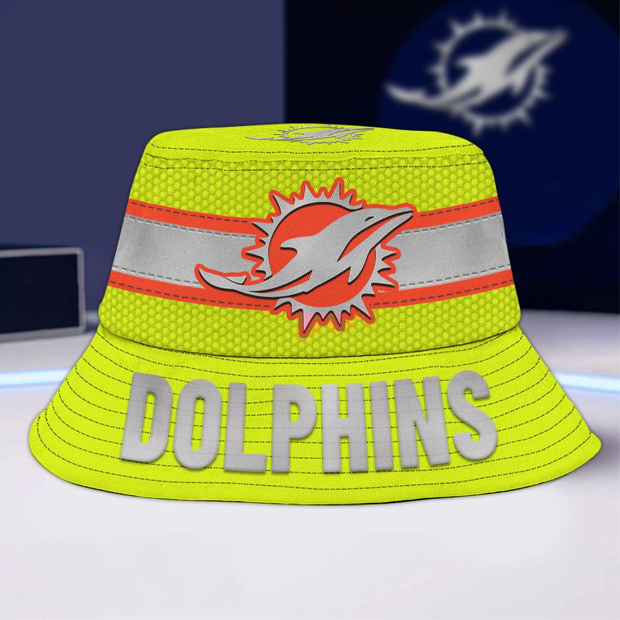 Miami Dolphins | Premium NFL Hi-Vis Reflective Bucket Hat NY