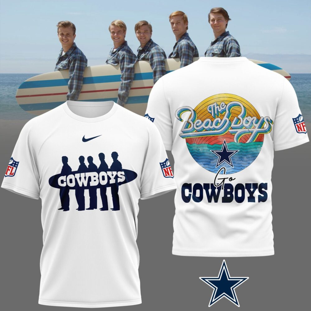 Dallas Cowboys | Premium NFL The Beach Boys 3D Shirt NP
