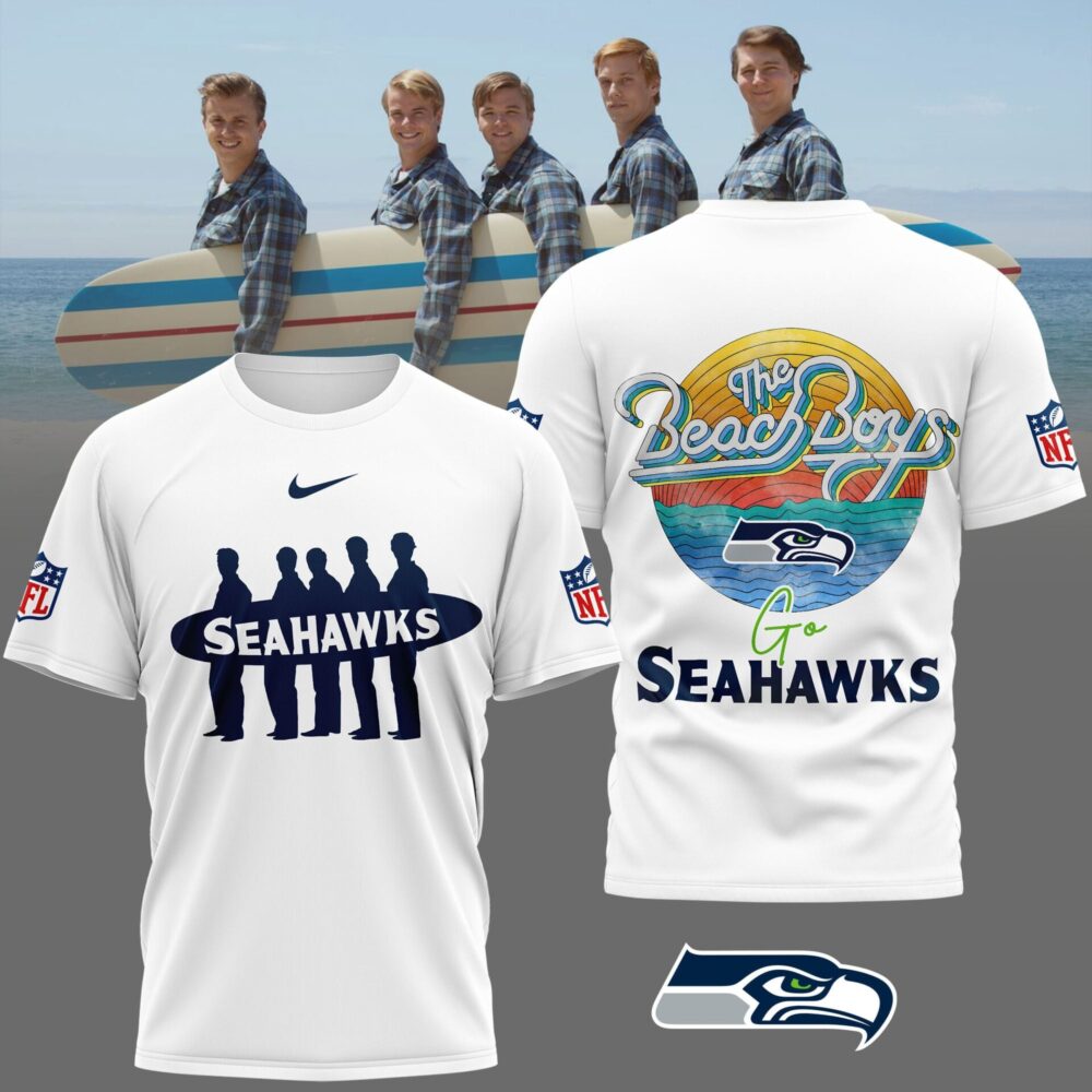 Seattle Seahawks | Premium NFL The Beach Boys 3D Shirt NP