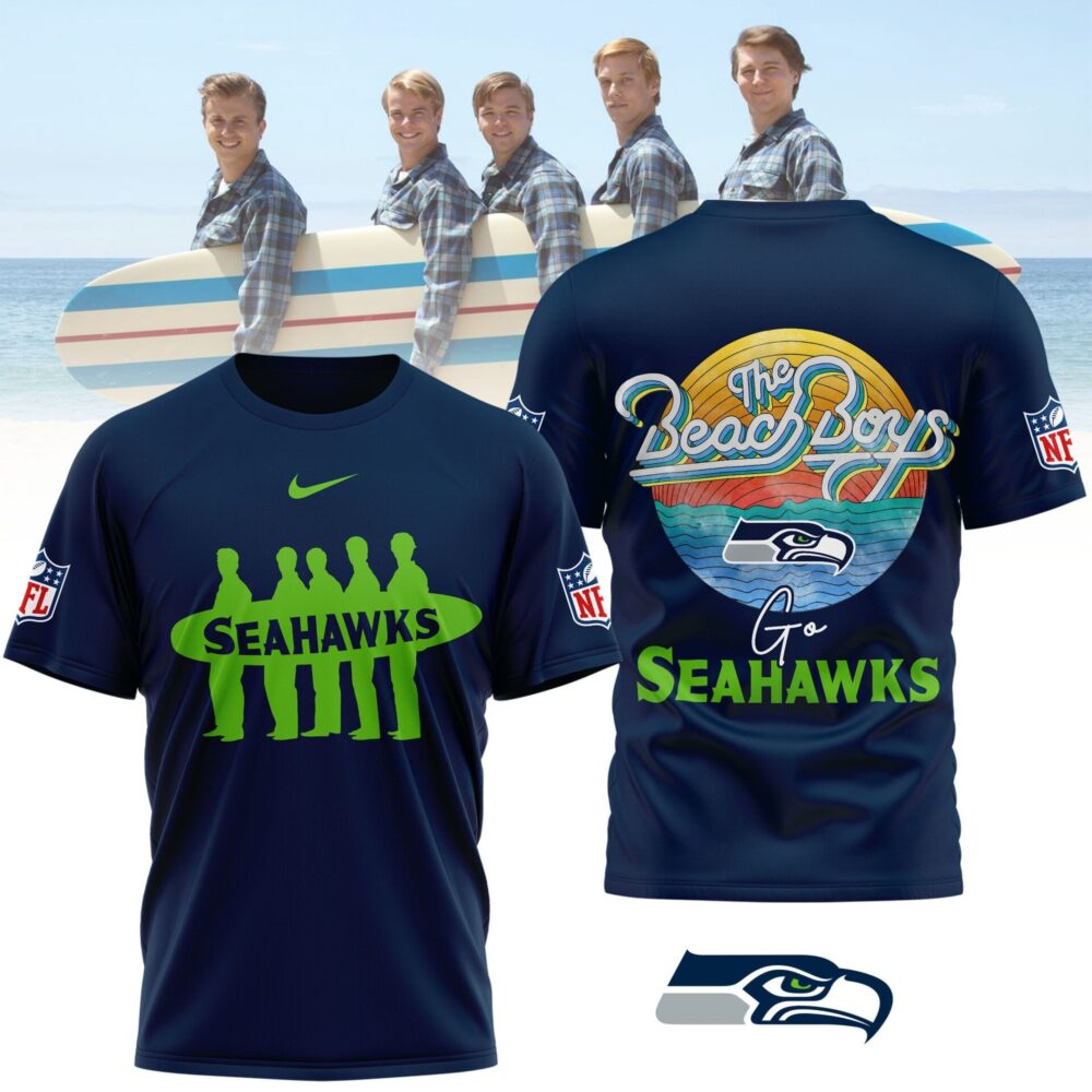 Seattle Seahawks | Premium NFL The Beach Boys 3D Shirt NP