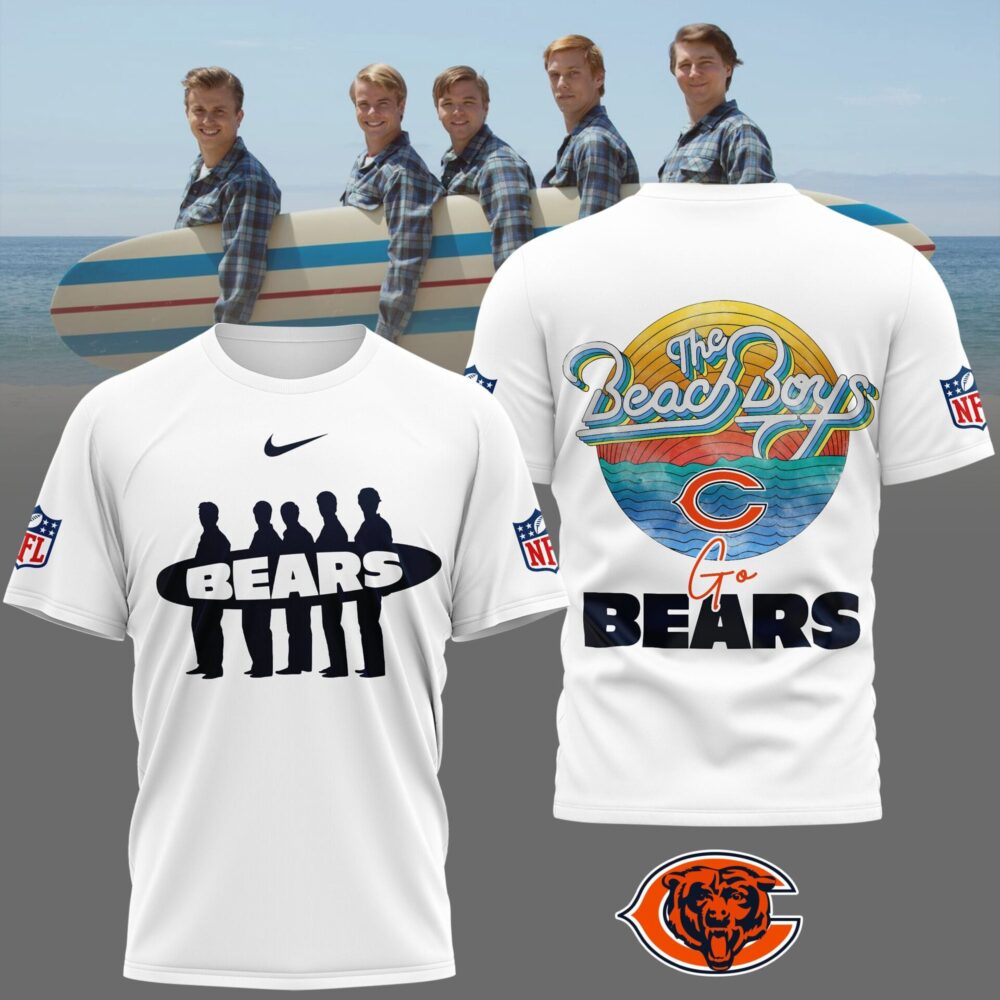 Chicago Bears | Premium NFL The Beach Boys 3D Shirt
