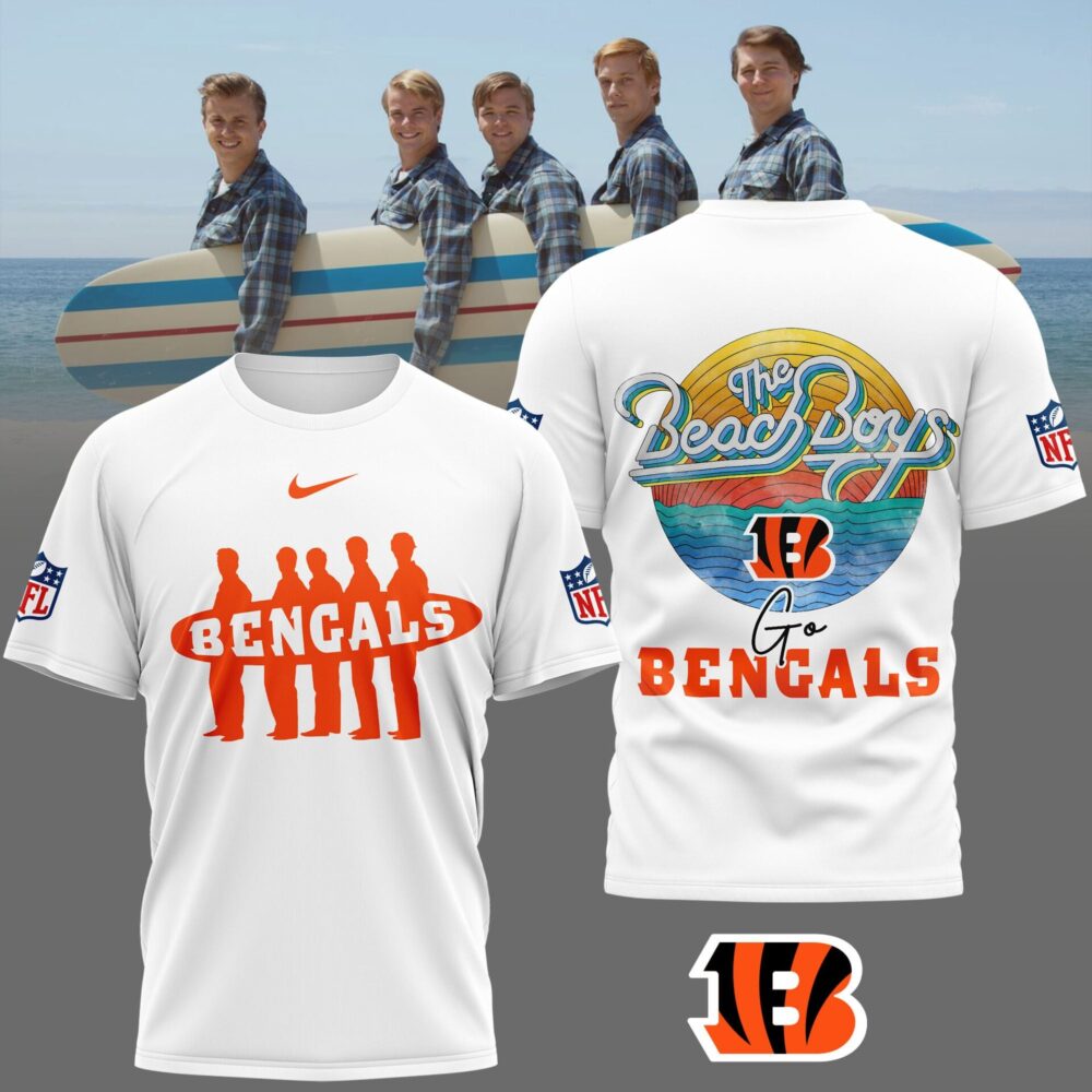 Cincinnati Bengals | Premium NFL The Beach Boys 3D Shirt NP