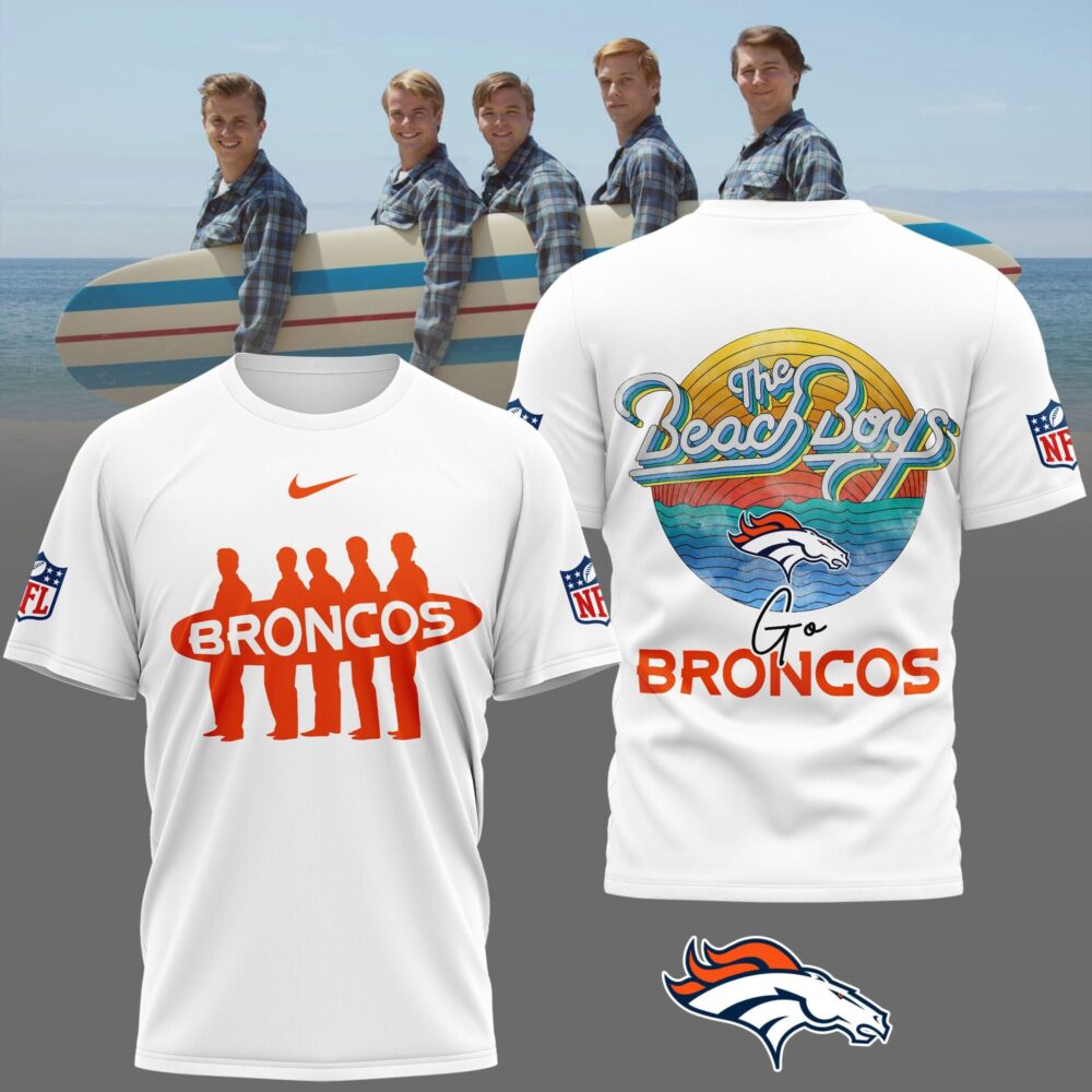 Denver Broncos | Premium NFL The Beach Boys 3D Shirt NP