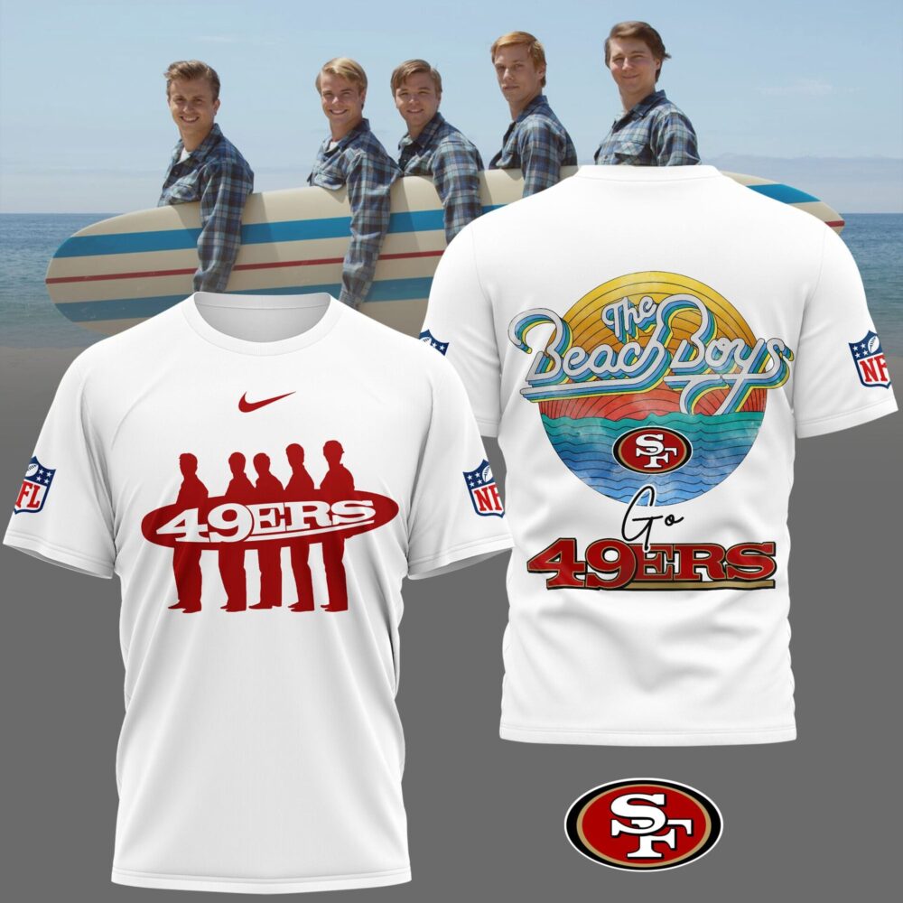 San Francisco 49ers | Premium NFL The Beach Boys 3D Shirt NP