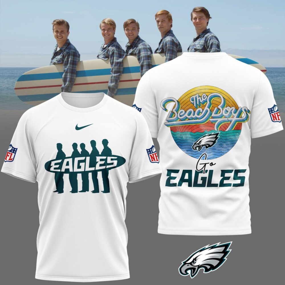 Philadelphia Eagles | Premium NFL The Beach Boys 3D Shirt NP