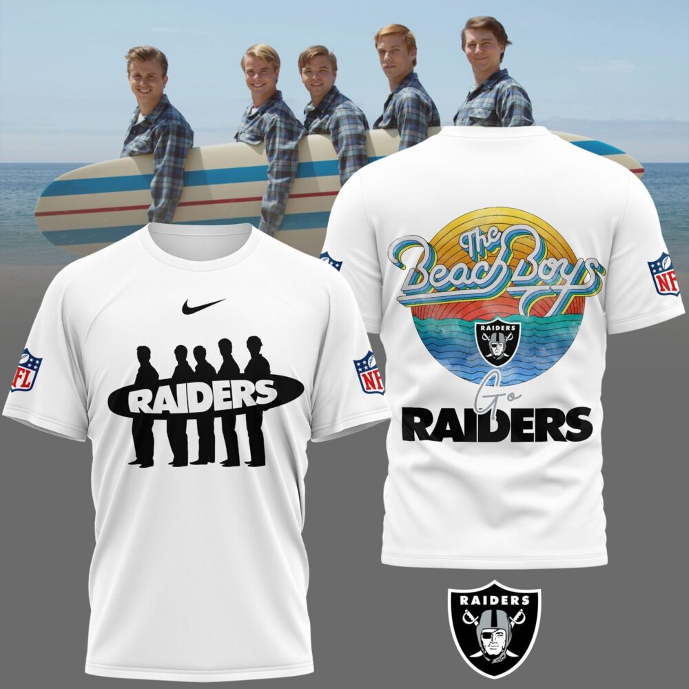 Las Vegas Raiders | Premium NFL The Beach Boys 3D Shirt NP