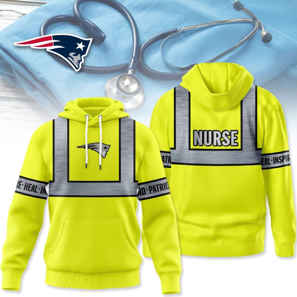 New England Patriots | Premium NFL Nurse Safrty Hi Vis Hoodie NY