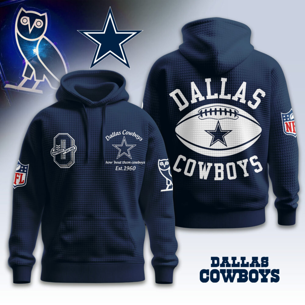 Dallas Cowboys | Premium NFL OVO 3D Waffle Hoodie TD
