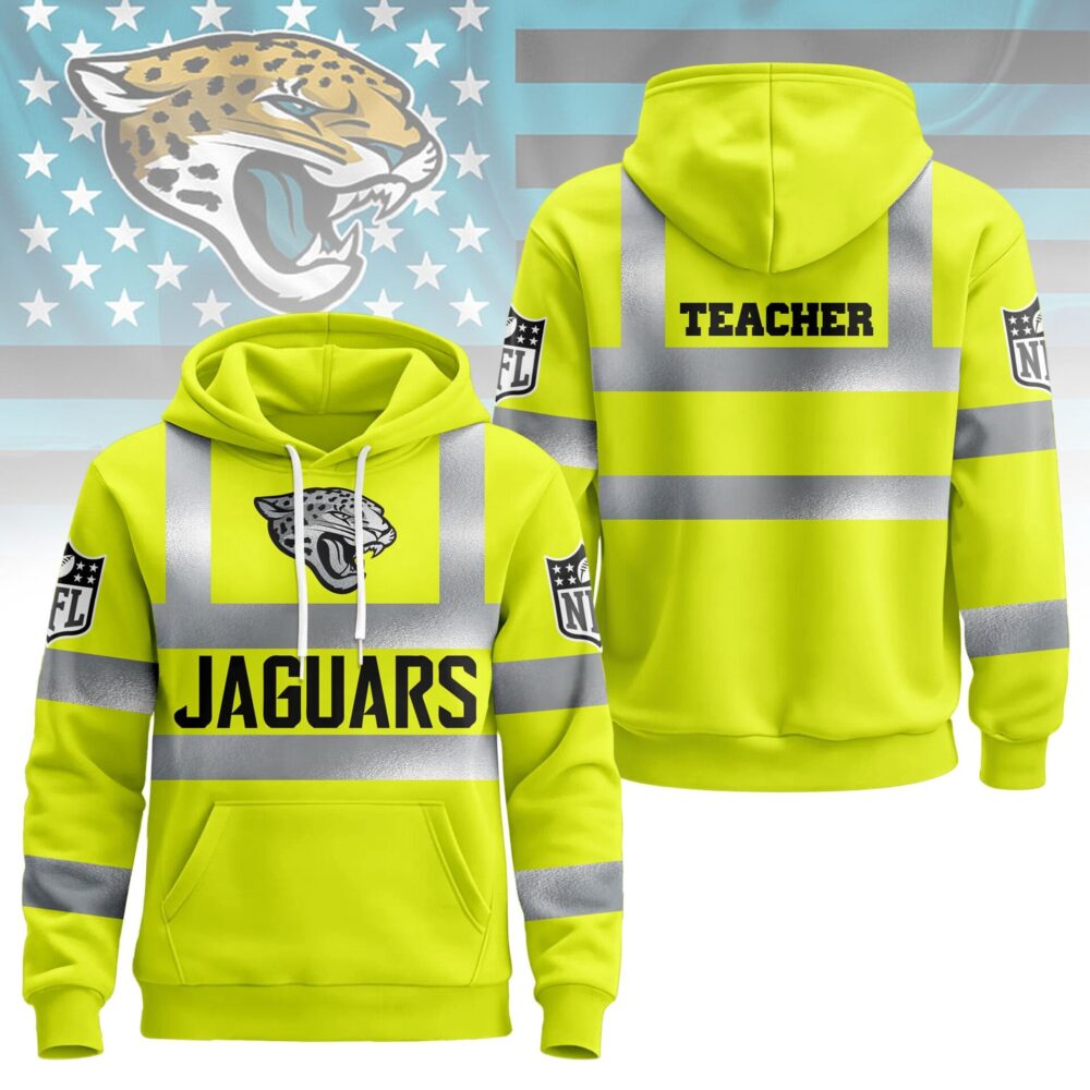 Jacksonville Jaguars | Premium NFL Teacher Safety Hi Vis Hoodie NY