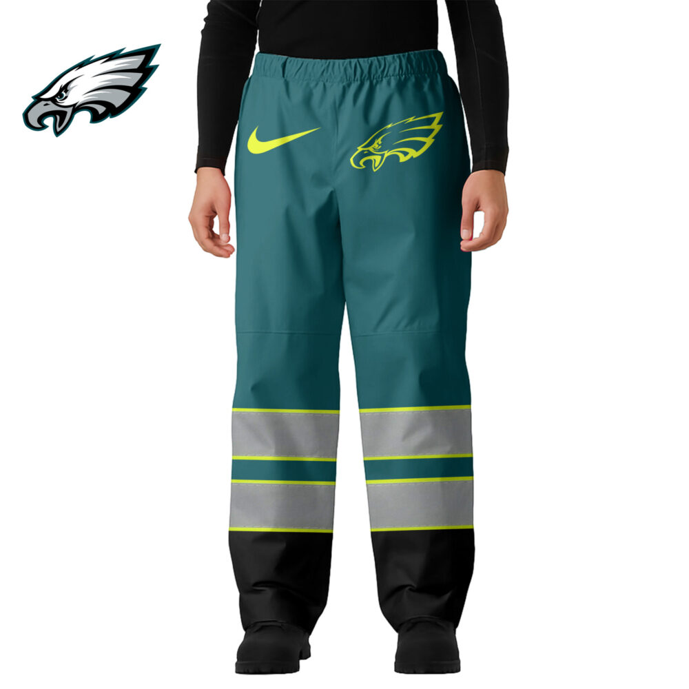 Philadelphia Eagles | Premium NFL High-Visibility Safety Pants - Midnight Green