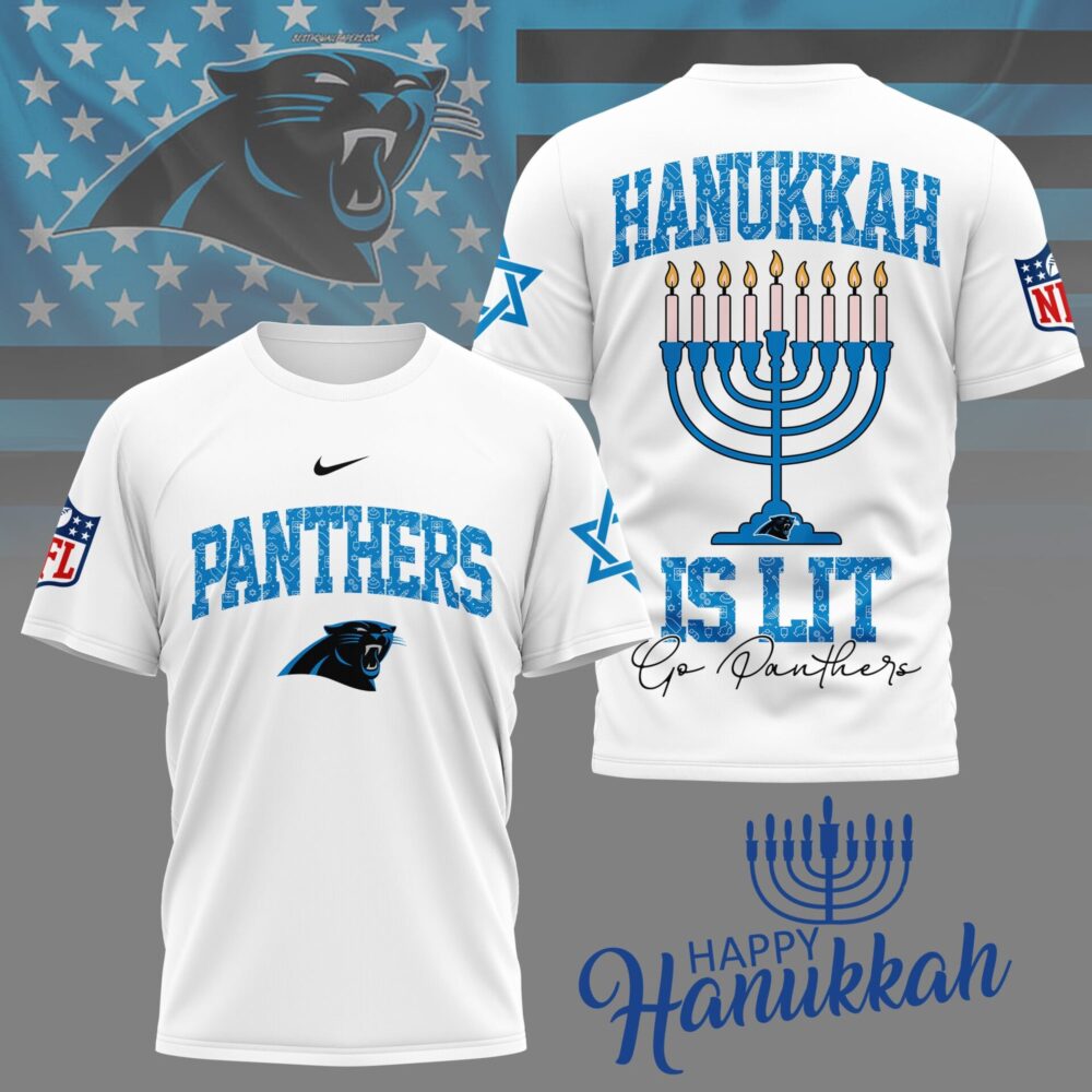 Carolina Panthers | Premium NFL Happy Hanukkah 3D Shirt NY