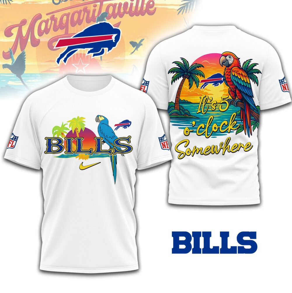Buffalo Bills | Premium NFL Its 5 Oclock Somewhere 3D Shirt